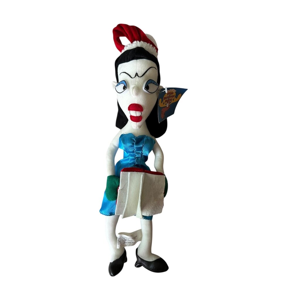 Vintage Natasha Fatale Plush Doll | 1990s Rocky & Bullwinkle Toy (NWT)